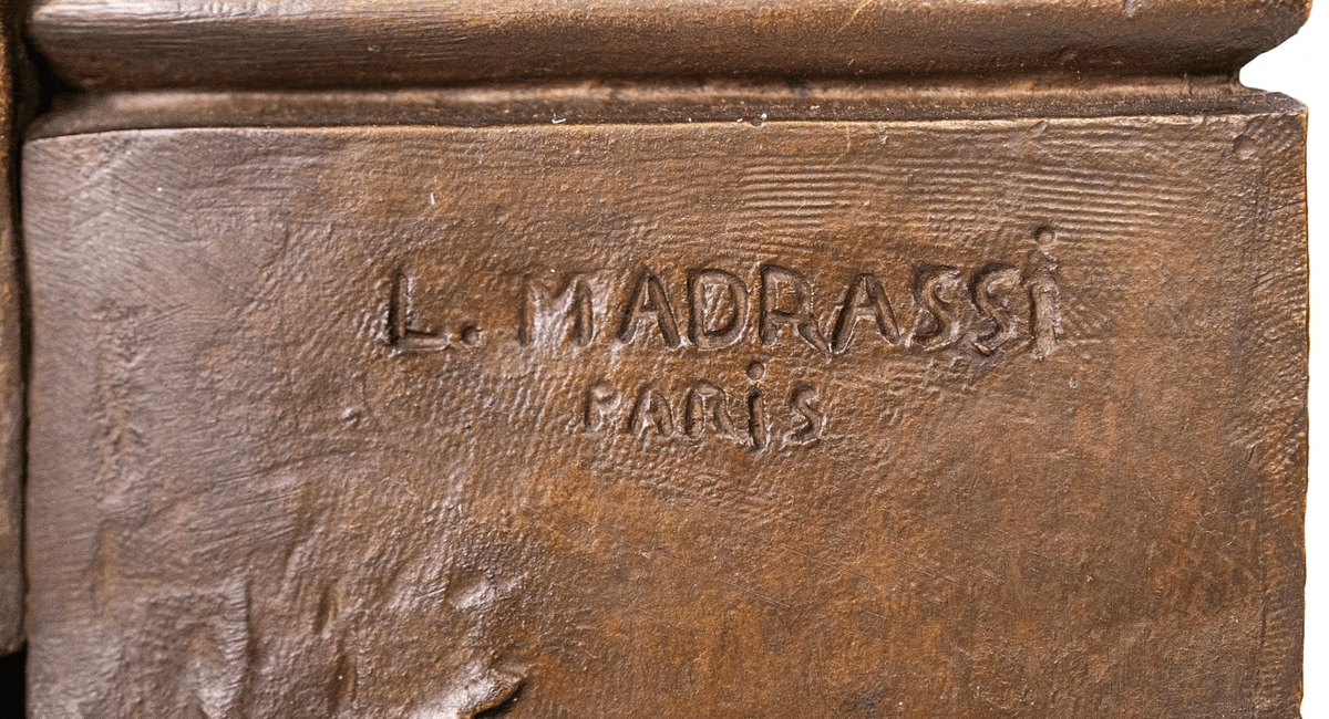 Luca Madrassi 'Pan with Young Maiden ' bronz szobor