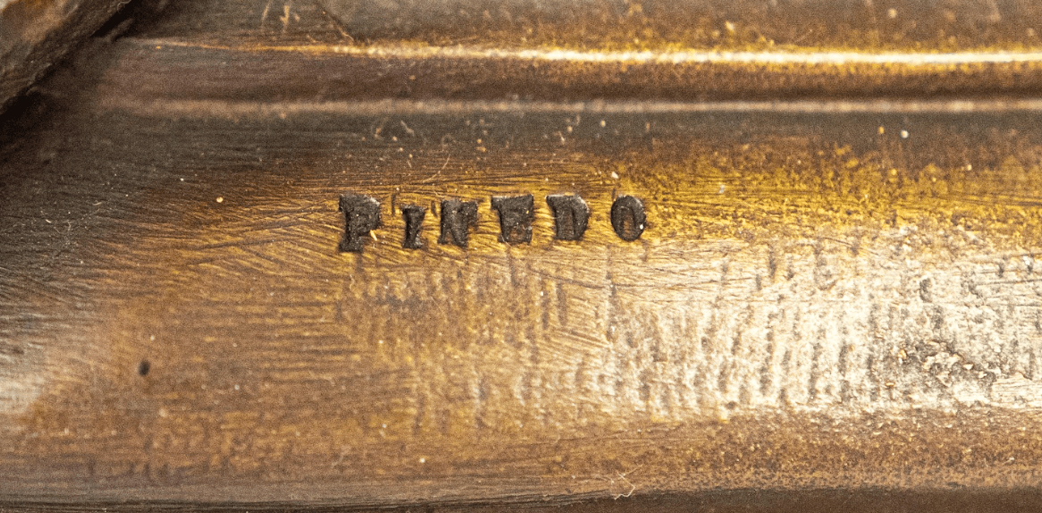 Luca Madrassi 'Pan with Young Maiden ' bronz szobor