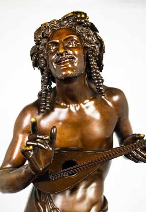 'Improvizátor' bronz szobor