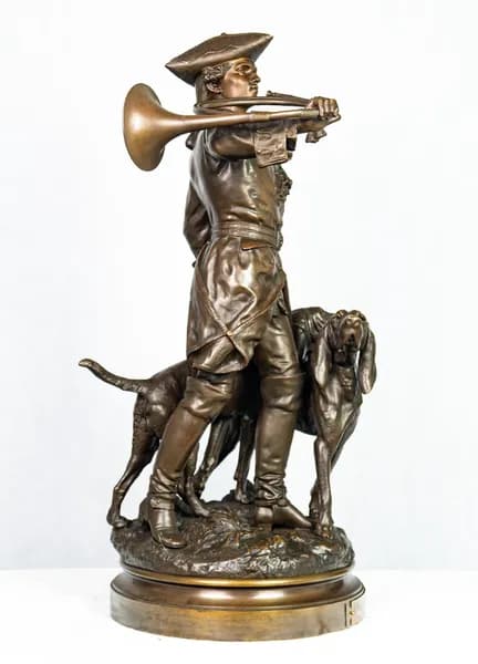 Moreau and Lecourtier Le Sonneur et ses Deux Chiens
