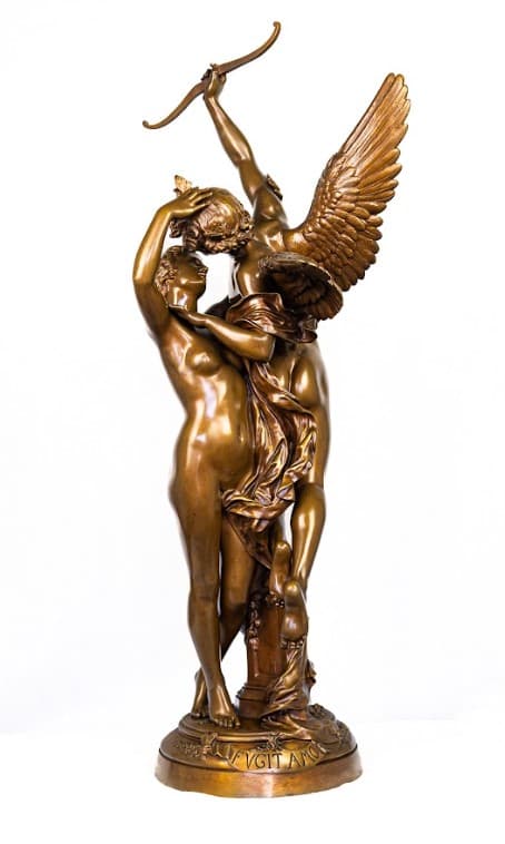 'Fugit Amor' bronz szobor