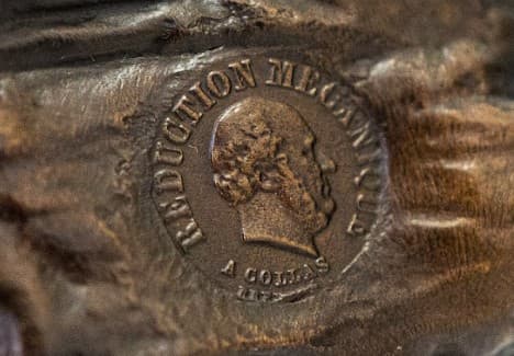 Raoul Verlet 'Orpheus' bronz szobor F.Barbedienne öntőműhely 19.század