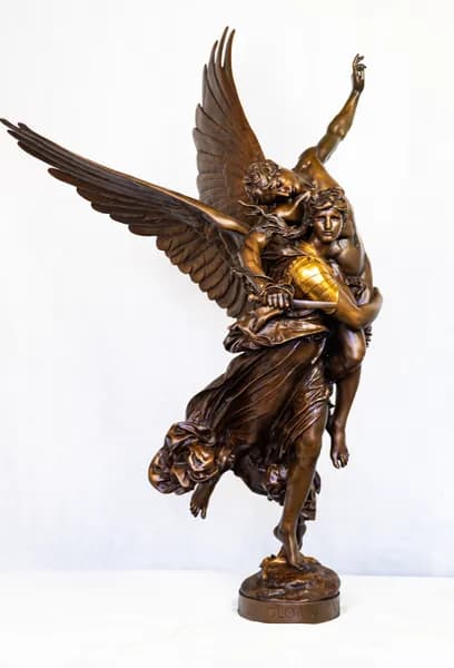 Gloria Victis bronze statue