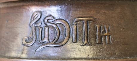 Guillemain 'Judith' bronz szobor 19.század