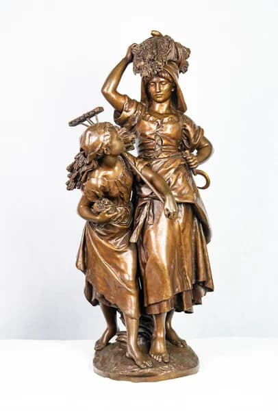 Harvesters bronze statue