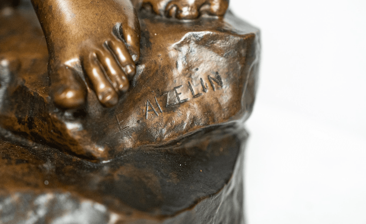 'Nymphe de Diane' bronz szobor