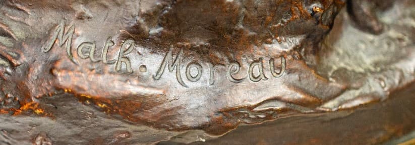 Fiatal pár bronz szobor