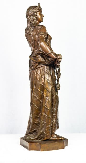 CH Levy 'Salome' bronz szobor 19.század