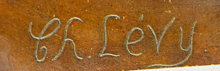 CH Levy 'Salome' bronz szobor 19.század