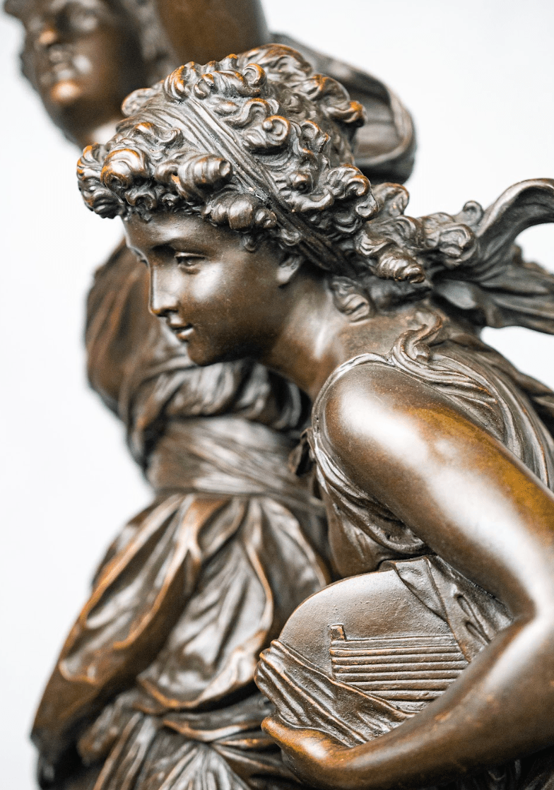 'L'Orage' bronz szobor 'Hors Concours'