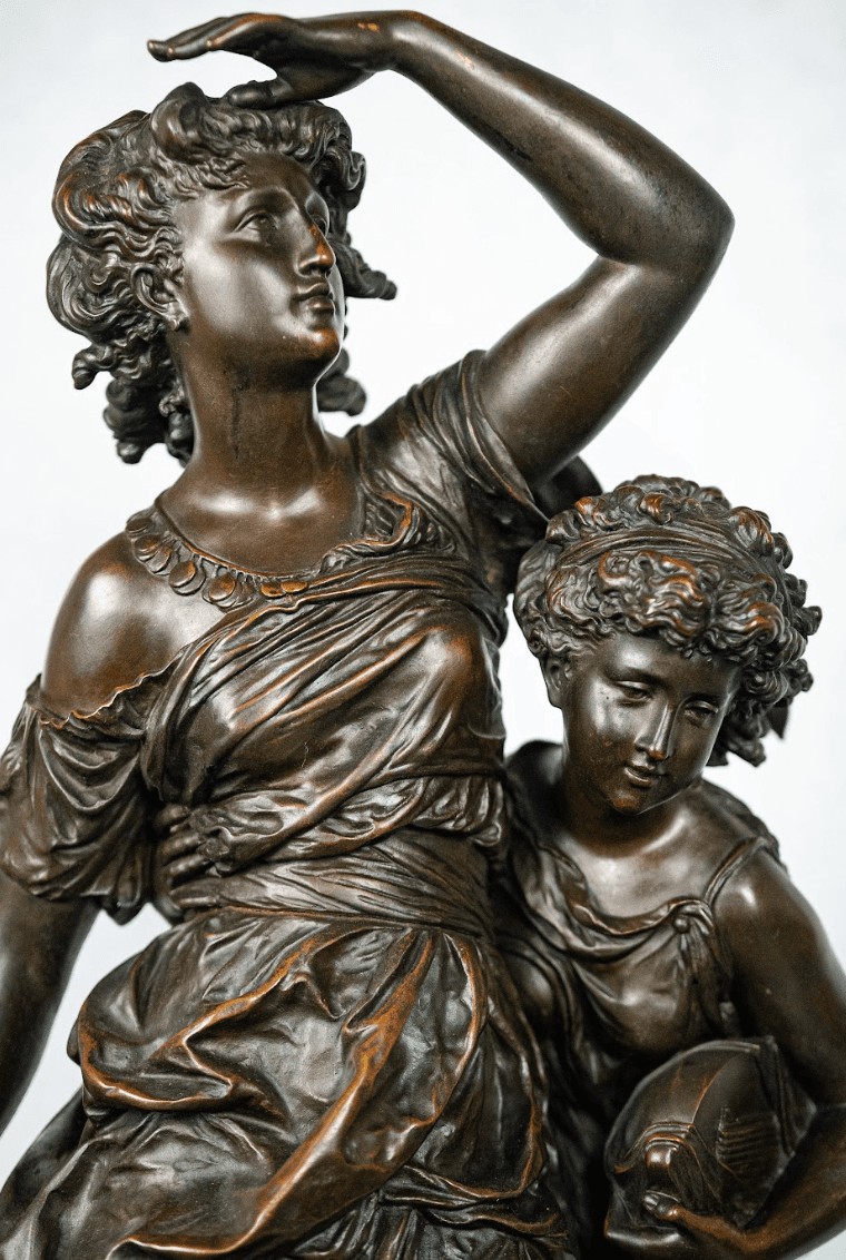 'L'Orage' bronz szobor 'Hors Concours'