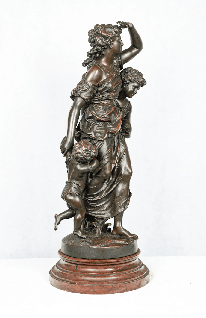 'L'Orage' bronz szobor 'Hors Concours'