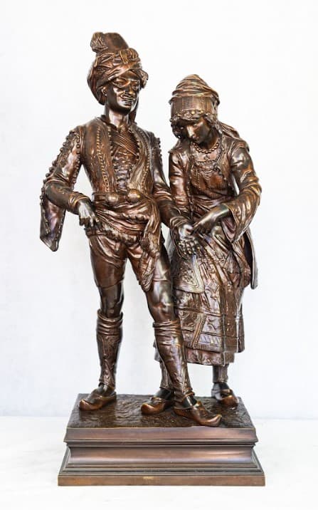 'La Diseuse de bonne aventure'  bronz szobor