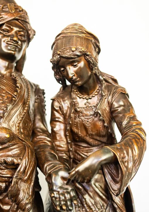 'La Diseuse de bonne aventure'  bronz szobor