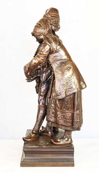 'La Diseuse de bonne aventure'  bronz szobor