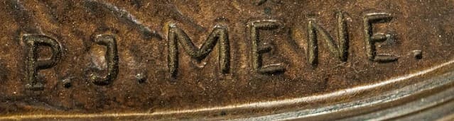 'Arab falconer' bronz szobor