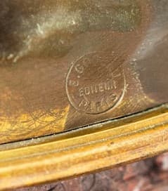 Mathurin Moreau 'L'Immortalité' bronz szobor 19.század