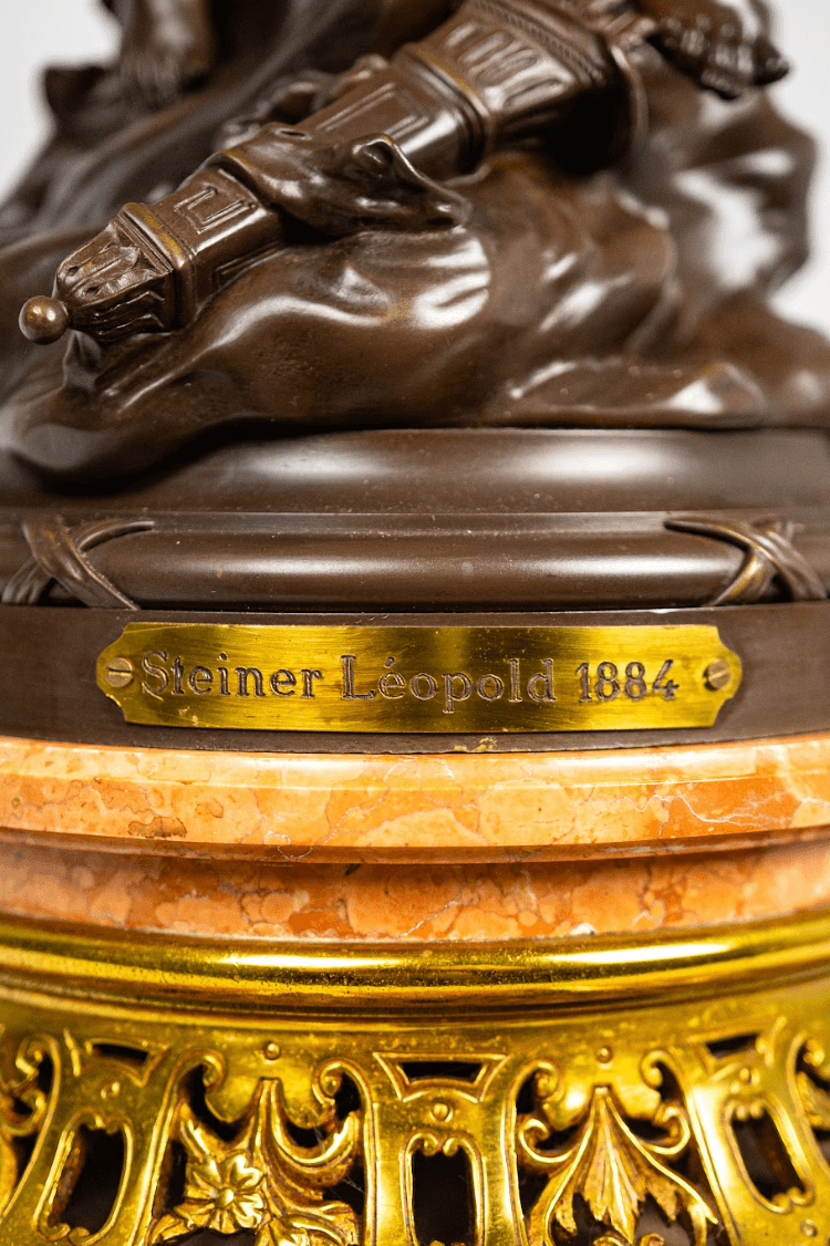 'Cupido & Psyche' bronz szobor