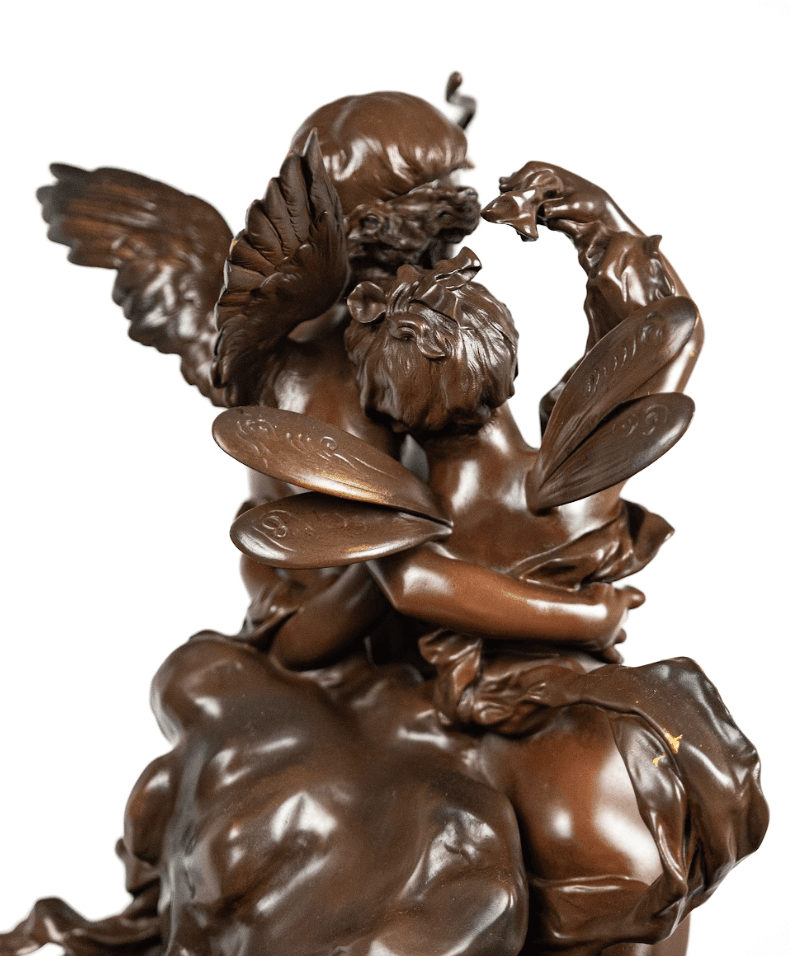 'Cupido & Psyche' bronz szobor