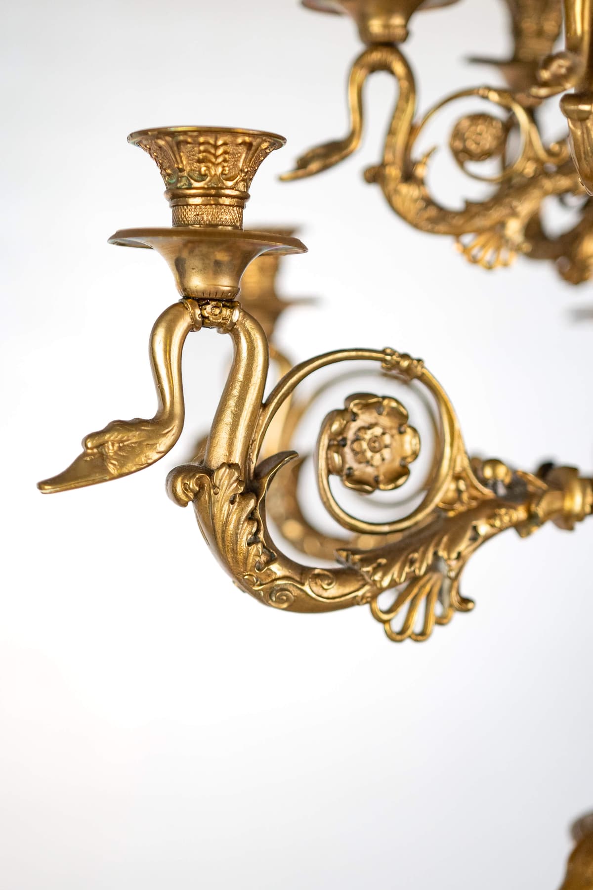 Francia Pierre-Philippe Thomire kandelláber pár, 12 gyertyacsészével