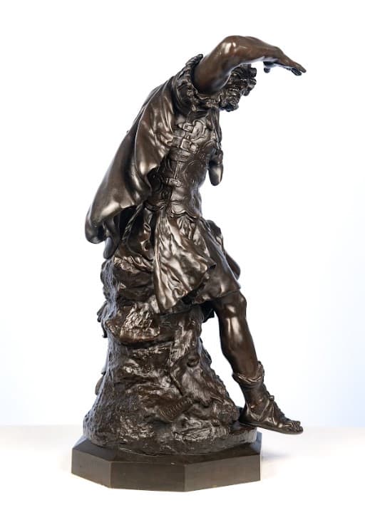 Auguste Moreau "Perseus" bronz szobor 19.század