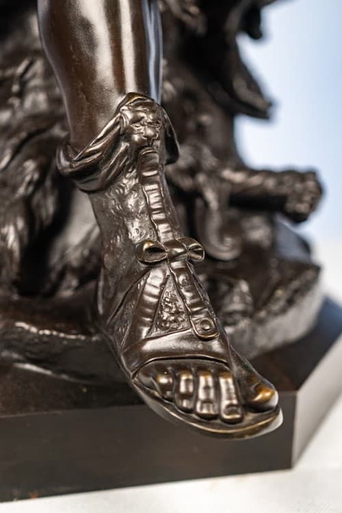 Auguste Moreau "Perseus" bronz szobor 19.század