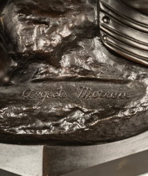 Auguste Moreau "Perseus" bronz szobor 19.század