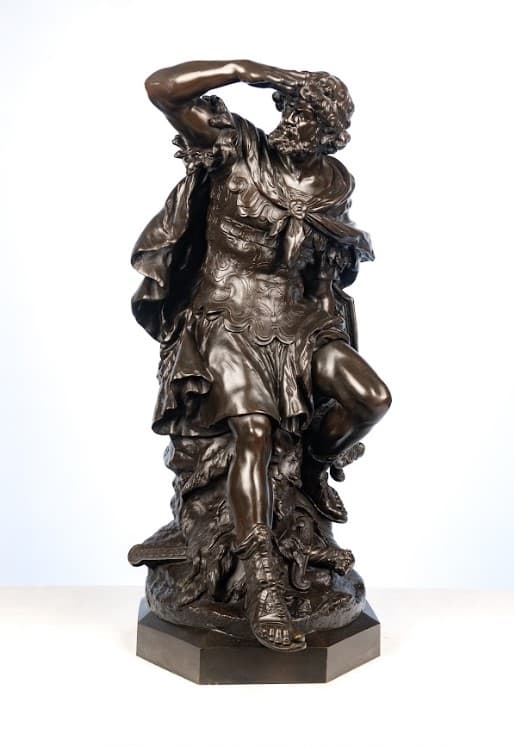 Auguste Moreau "Perseus" bronz szobor 19.század