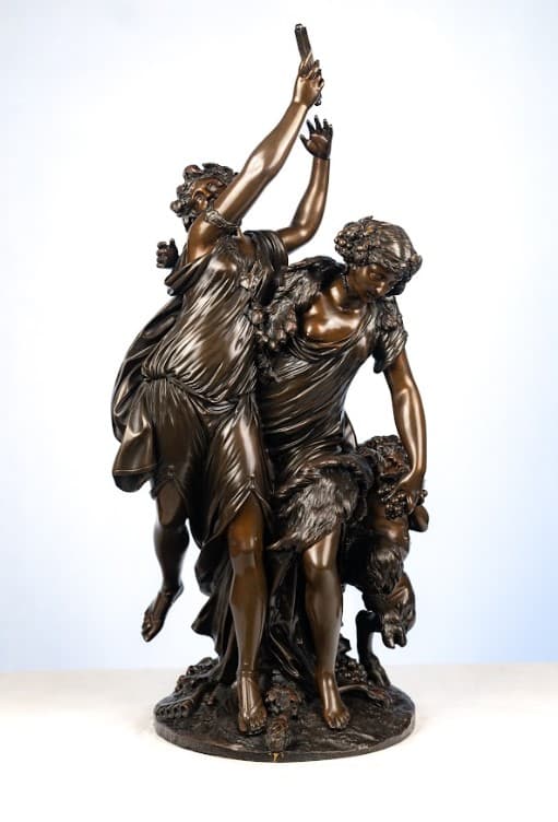 "A tánc allegóriája" bronz szobor
