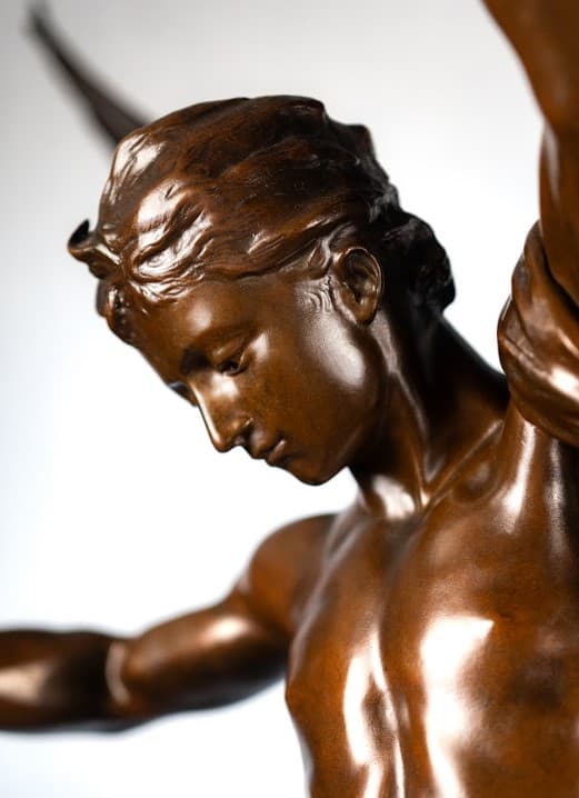 'A Géniusz ébredése' bronz szobor