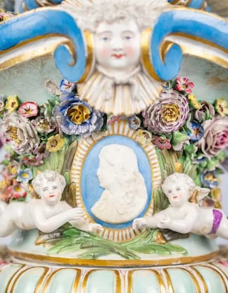 Meissen porcelain vase, 19th century