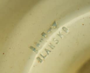 Schütz Blansko majolika kupa pár