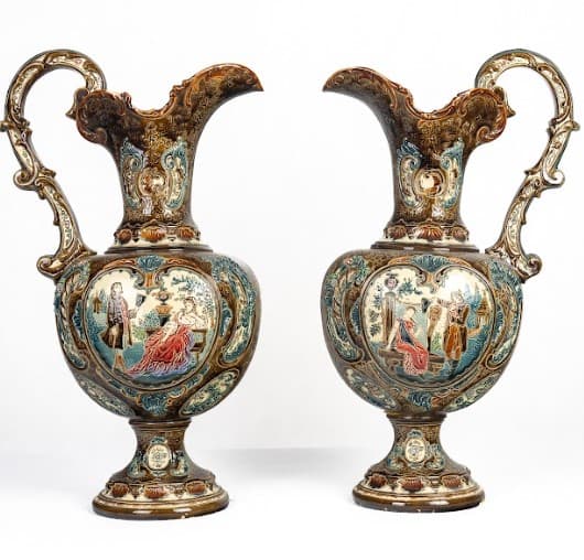 Gerbing&Stephan Majolika kupa pár