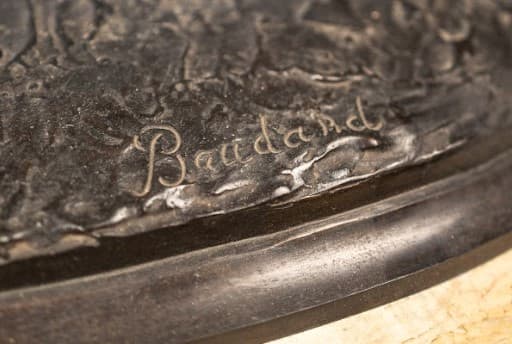 Alfred Emilien Nieuwerkerke  bronz szobor 'Orániai Vilmos herceg lovas portréja' 19.század