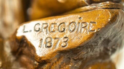 'The Fall of Carthage' bronz szobor