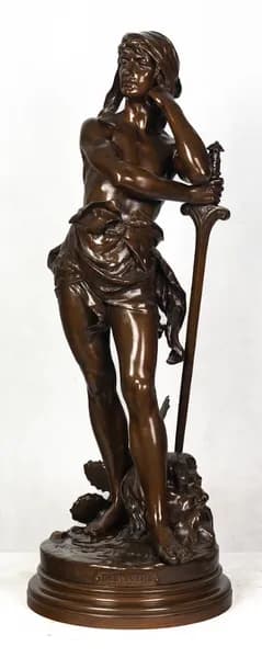 Bronze sculpture “David Vainqueur”