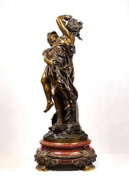 Perseus and Andromeda, bronze sculpture