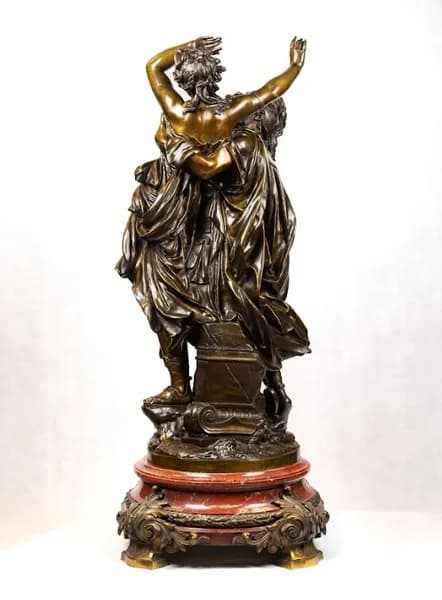 Perseus and Andromeda, bronze sculpture