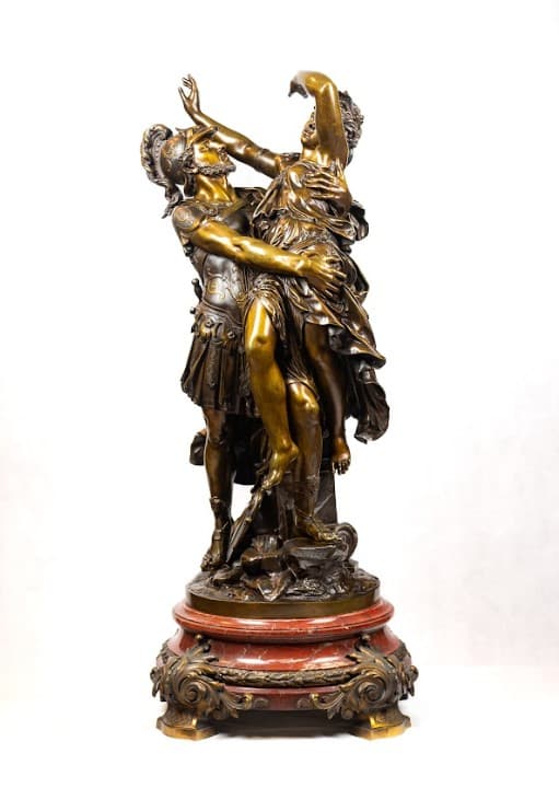 Perseus és Androméda bronz szobor