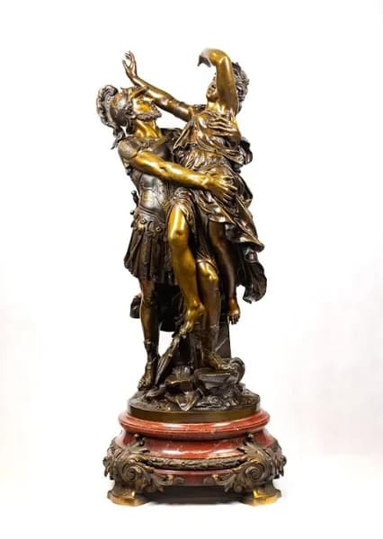 Perseus and Andromeda, bronze sculpture