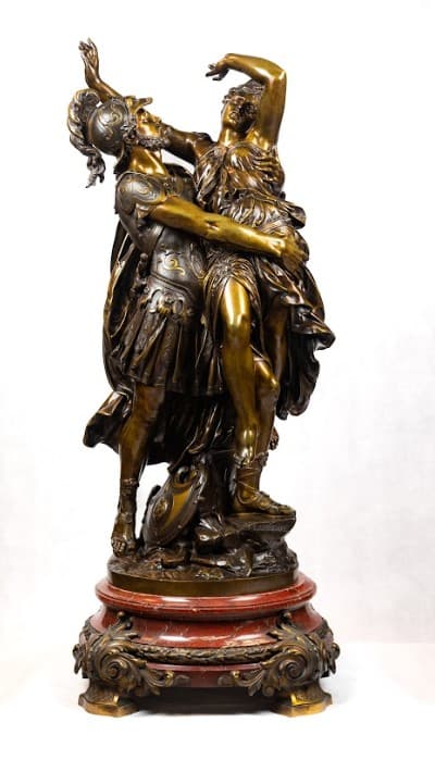 Perseus és Androméda bronz szobor