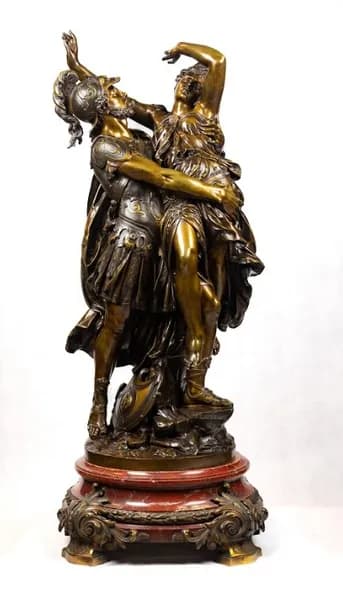 Perseus and Andromeda, bronze sculpture