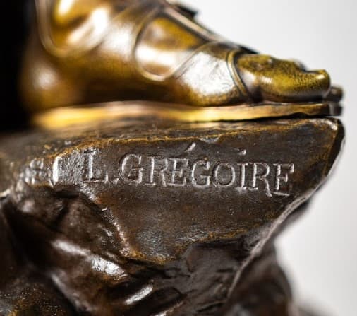 Perseus és Androméda bronz szobor