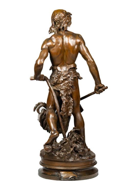 Émile Laporte 'La Defense du Sol' bronz szobor 19.század