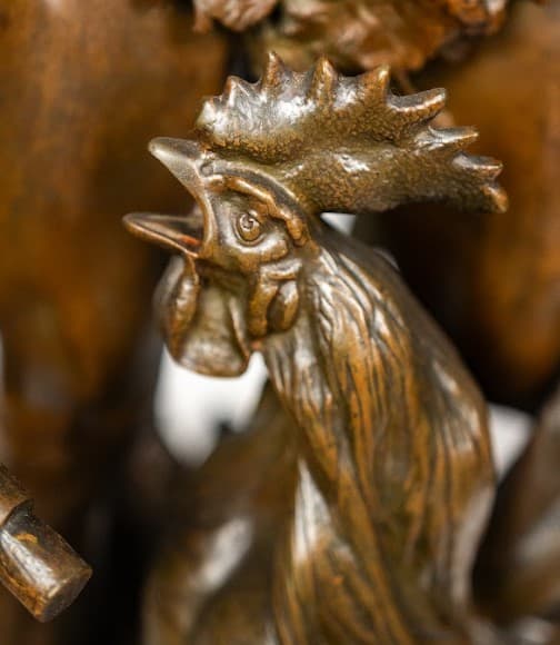 Émile Laporte 'La Defense du Sol' bronz szobor 19.század