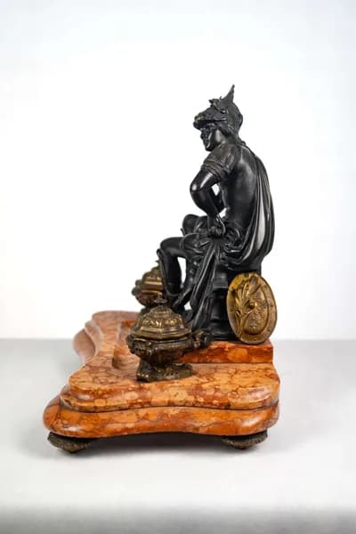 Desk set with a figure of Mars