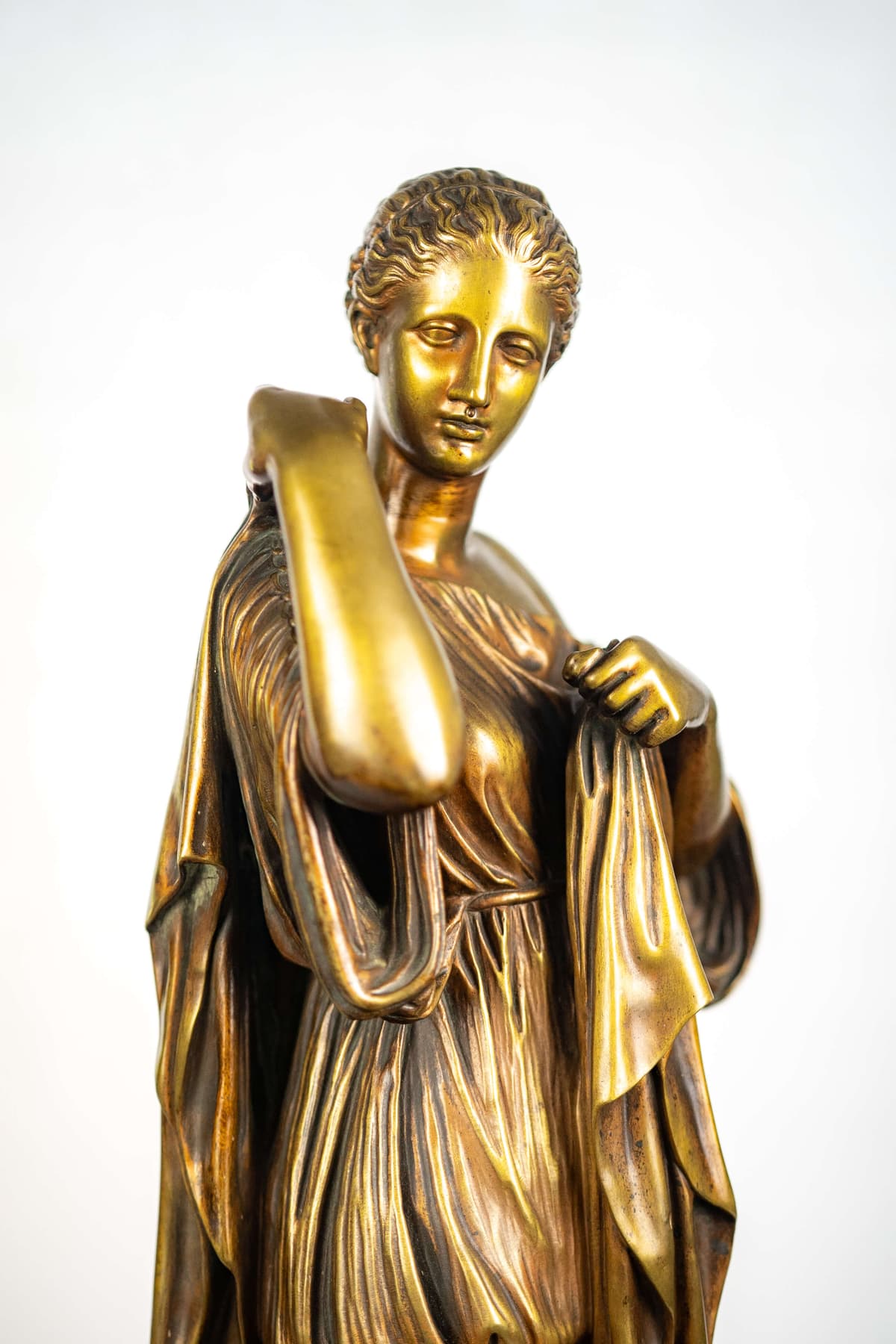 Francia bronz szobor "Diana of Gabii"