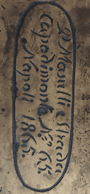 Pietro Masulli Napoli bronz szobor 19.század