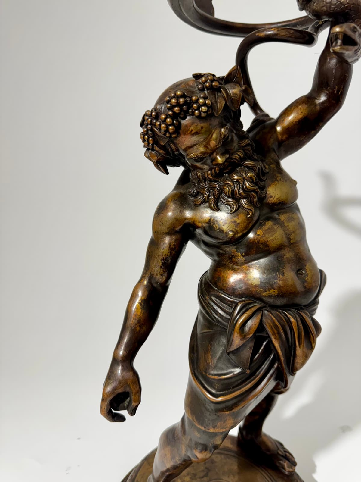 Pietro Masulli Napoli bronz szobor 19.század