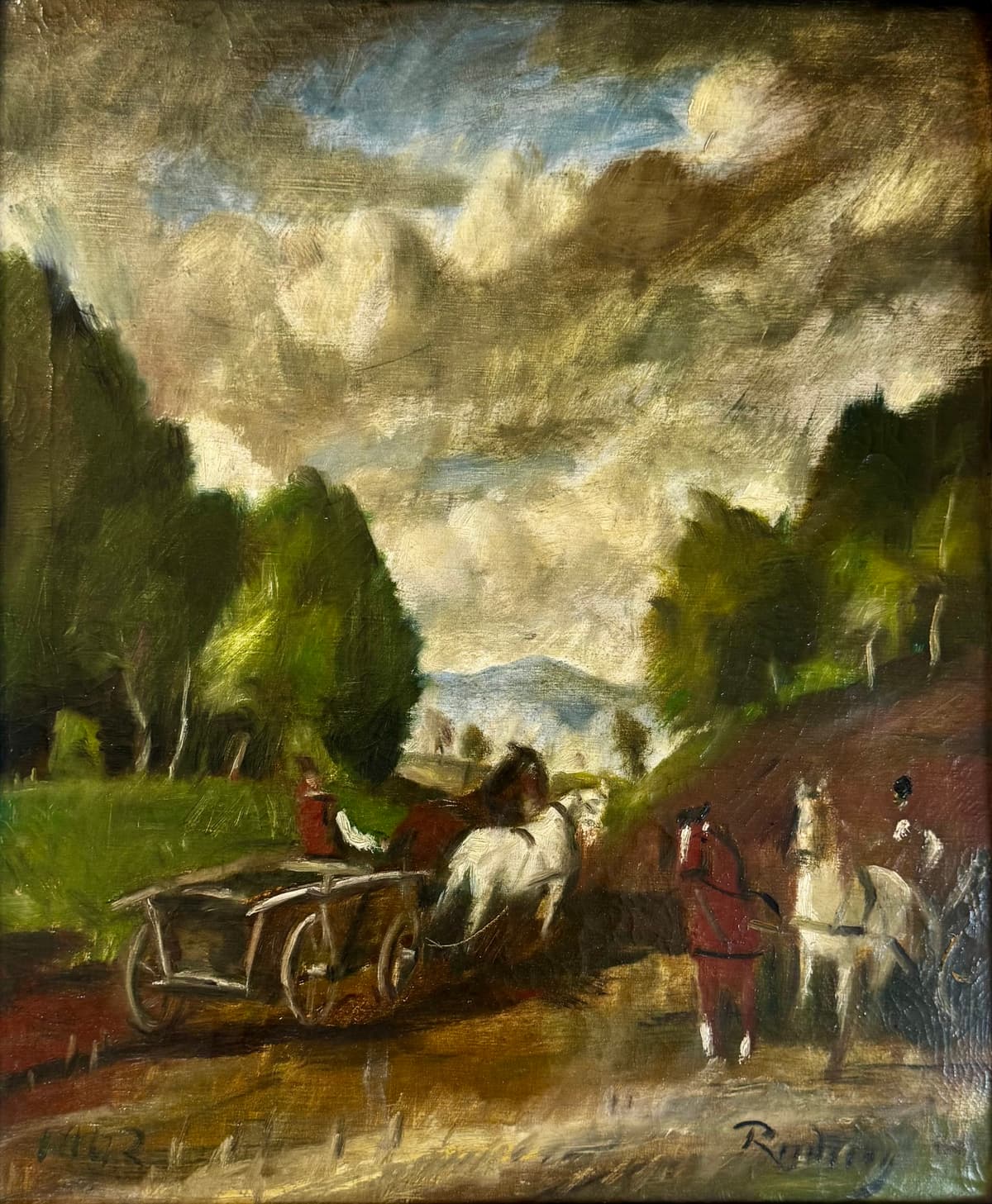 Lovaskocsik találkozása